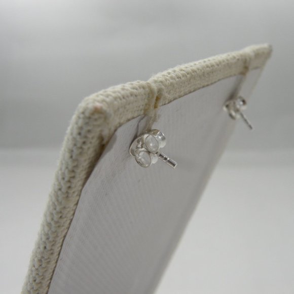 NEW Mini Heart Teardrop Stud Earrings Return to Tiffany & Co Solid 925 Silver - Picture 3 of 15